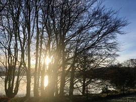 Winter sunrise at Blessington Lakes